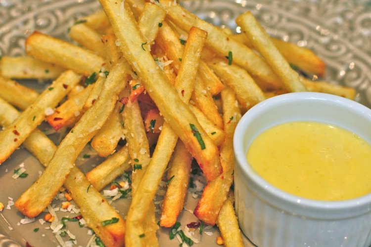 Spicy Oven-Baked French Fries