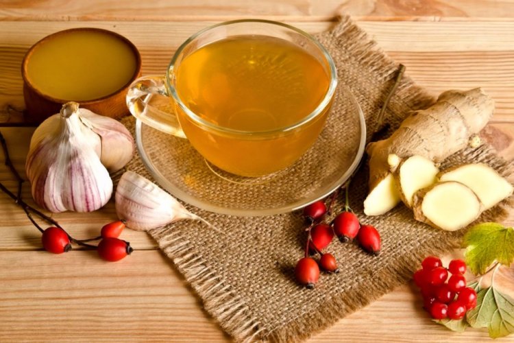 Ginger Tea with Rosehip