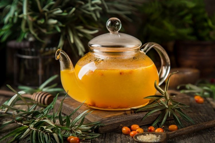 Ginger Tea with Sea Buckthorn
