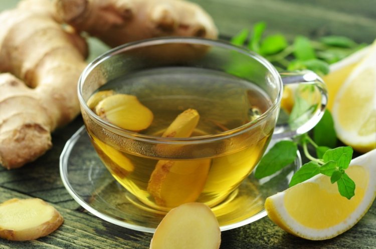 Green Tea with Ginger