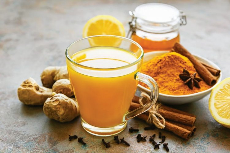 Ginger Tea with Turmeric