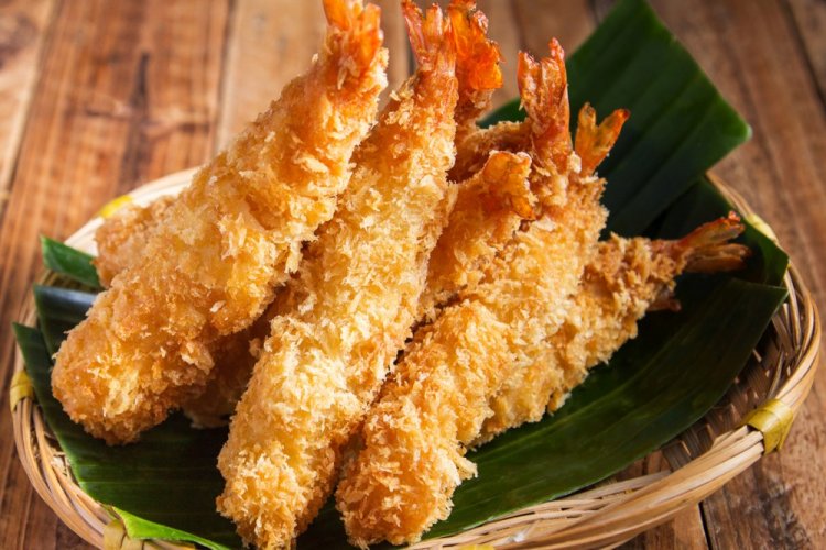 Camarones tempura clásicos fritos