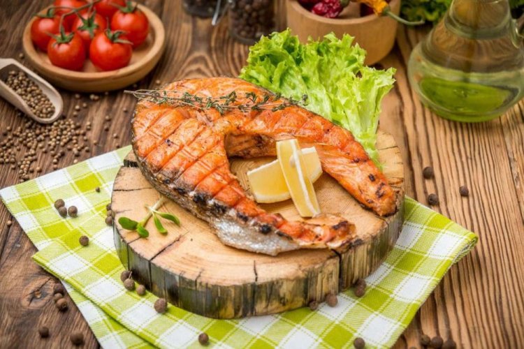 Salmón en adobo original a la parrilla