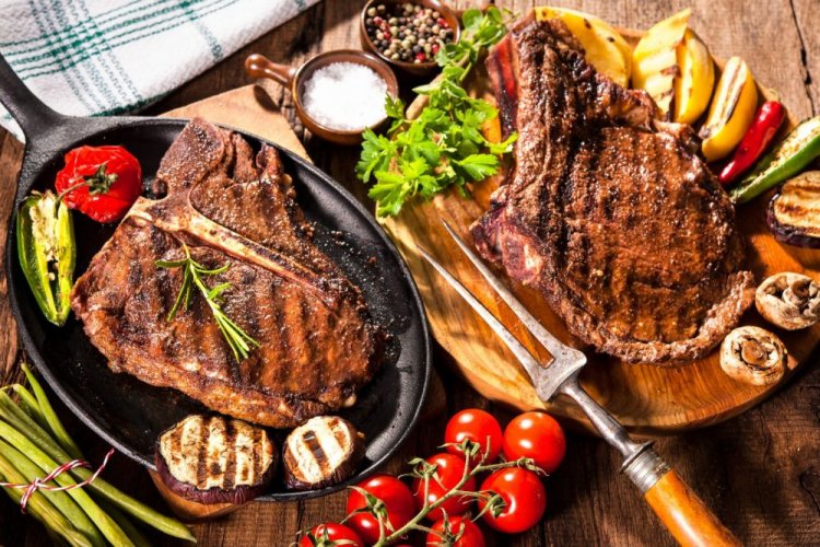 Beef Entrecote on the Grill