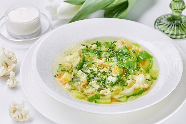Sopa de verduras magra