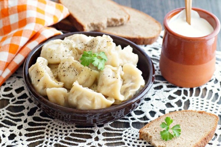 Relleno para pelmeni de los Urales