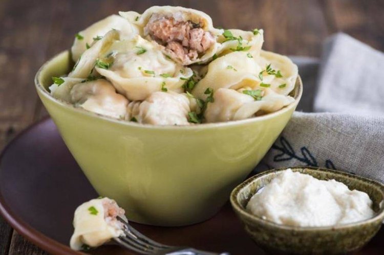 Relleno de pescado para pelmeni