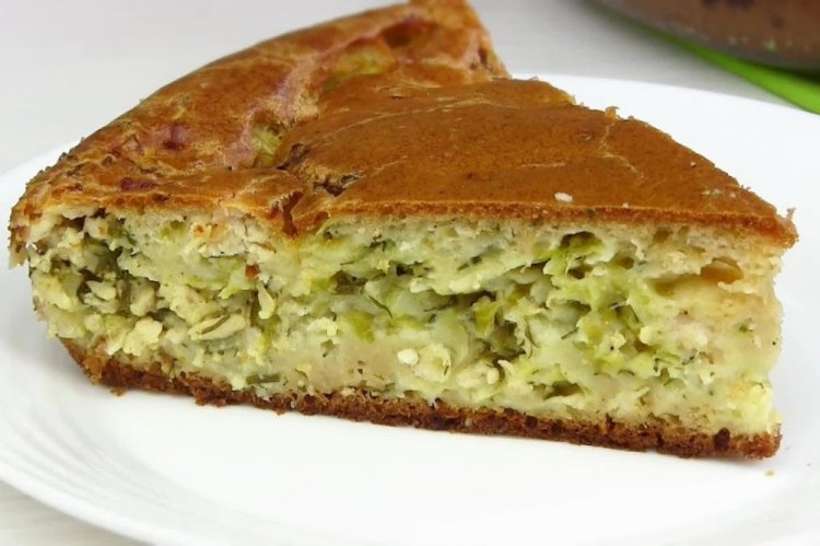 Lean Pour-Over Pie with Cabbage