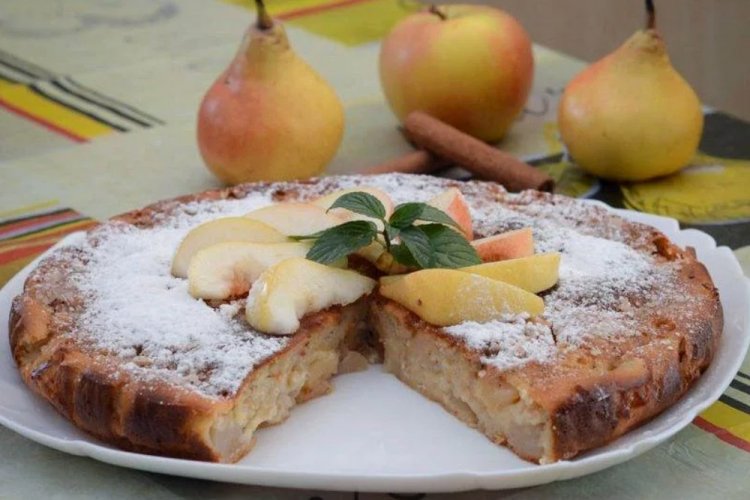 Lean Pour-Over Pie with Pear