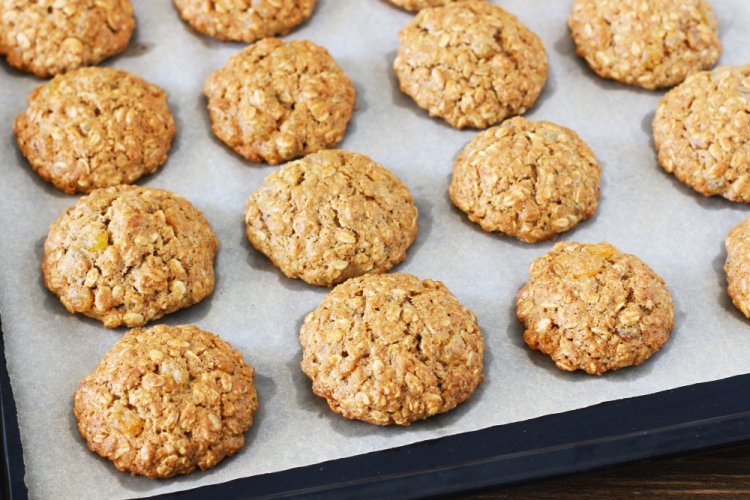 Healthy Oatmeal Cookies with Fruit Puree