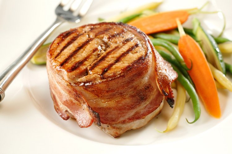 Pork Medallions Wrapped in Bacon