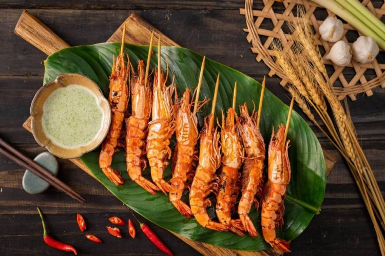 Korean-Style Langoustines on the Grill