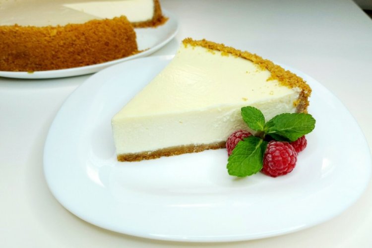 Tarta de queso con gelatina