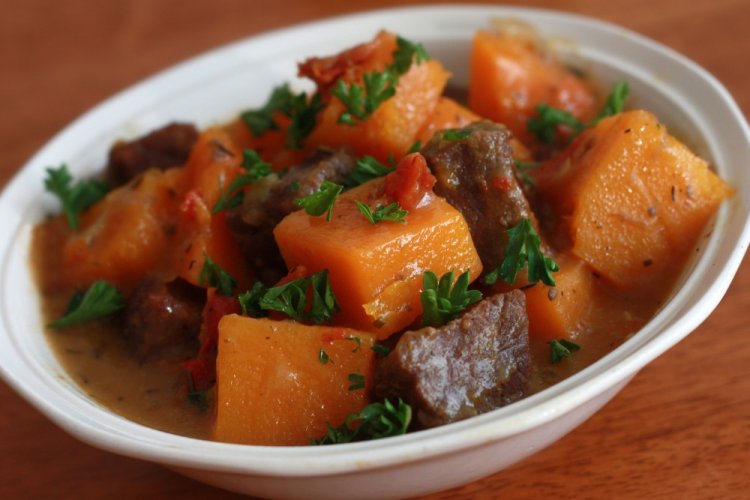 Lamb Braised with Pumpkin
