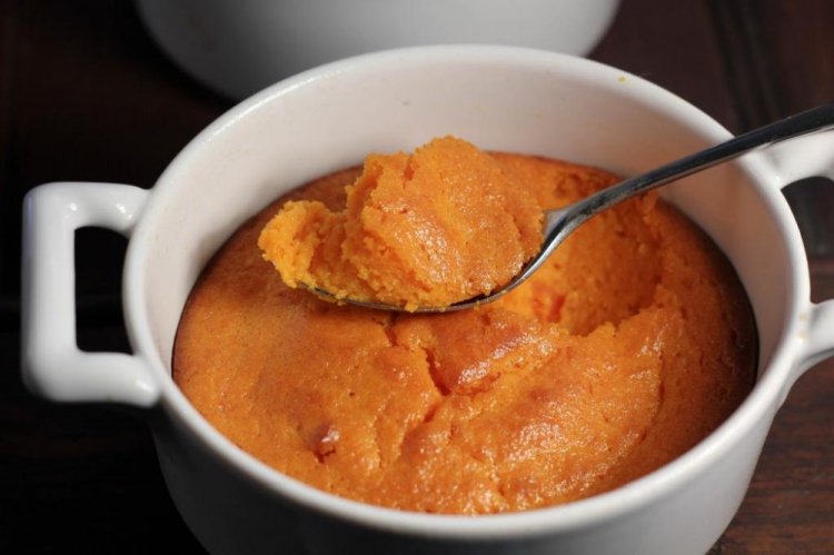 Cottage Cheese Soufflé with Carrots