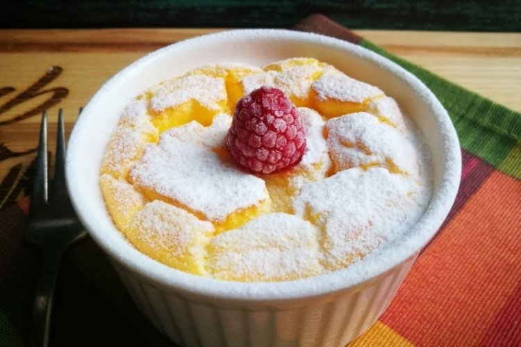 Cottage Cheese Soufflé with Lemon
