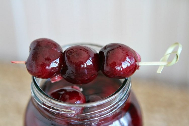 Cerezas borrachas