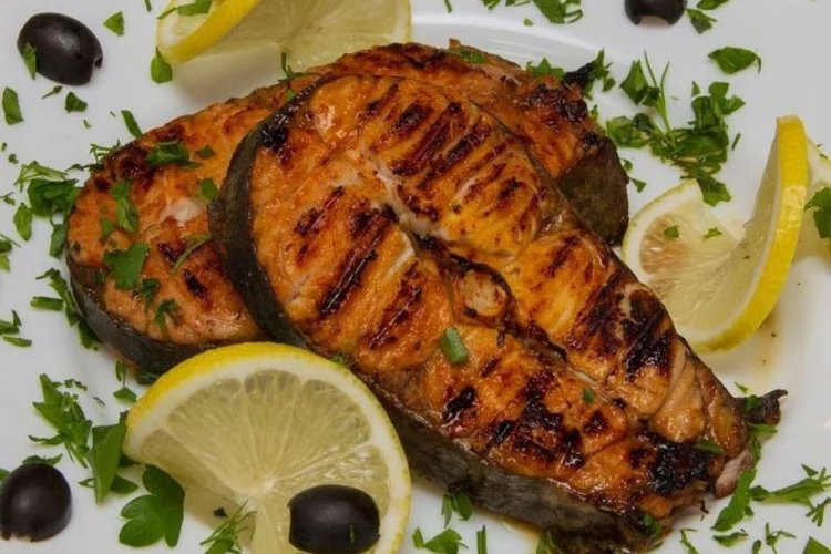Grilled Carp Steaks