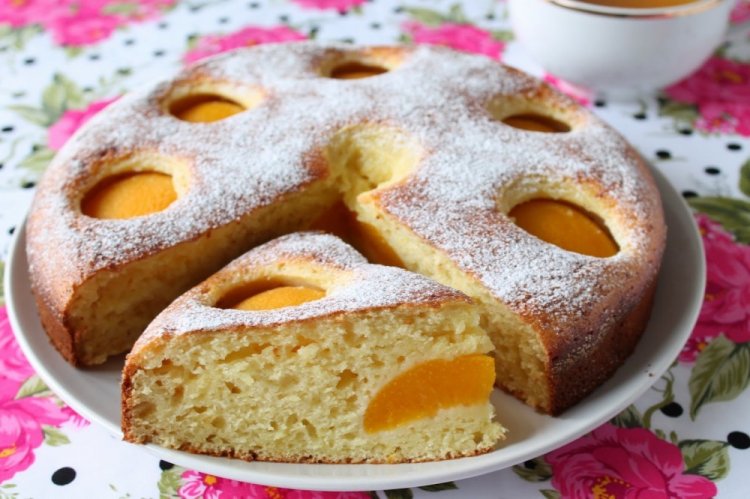 Cottage Cheese Peach Pie