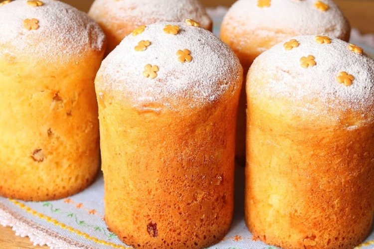 Kulich de Pascua sin Levadura