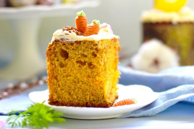Kulich de Pascua de Zanahoria