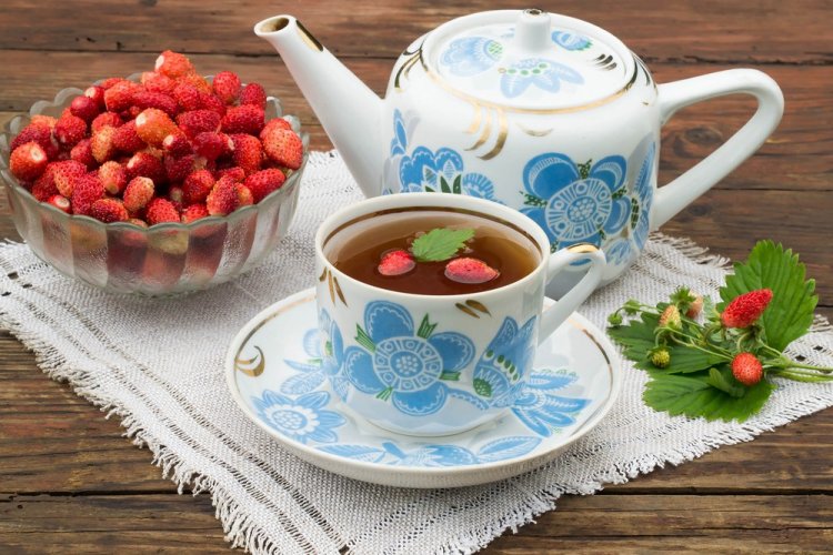 Té de fresas silvestres