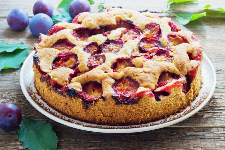 Pastel de ciruela