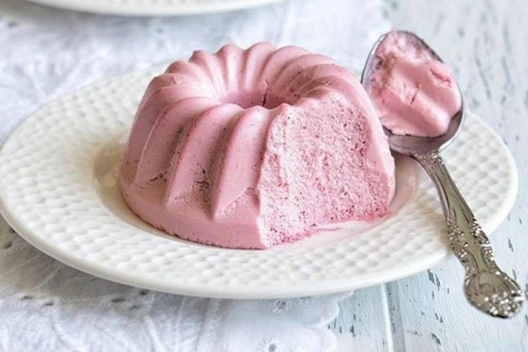 Soufflé de requesón y frambuesa