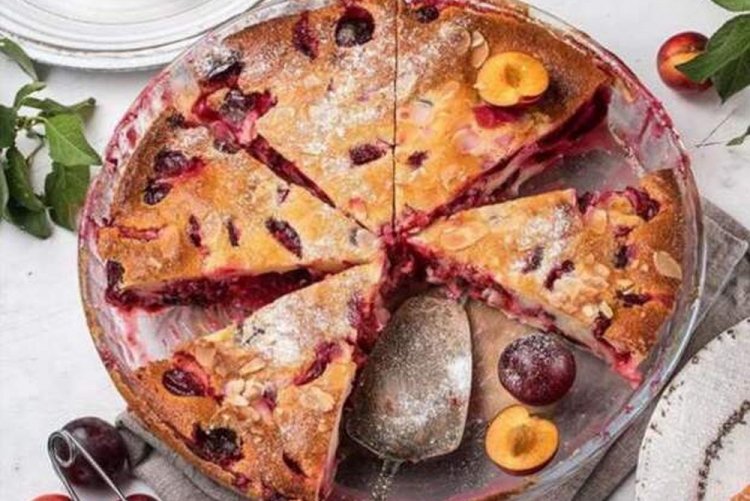 Plumcot Clafoutis