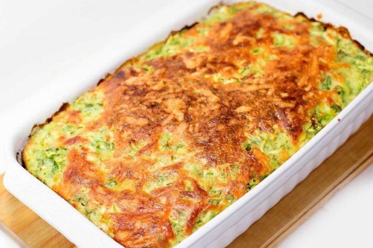 Cazuela de Cuaresma de calabacín y patatas