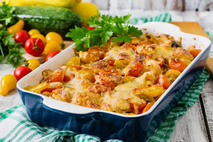 Cazuela de Cuaresma de pasta