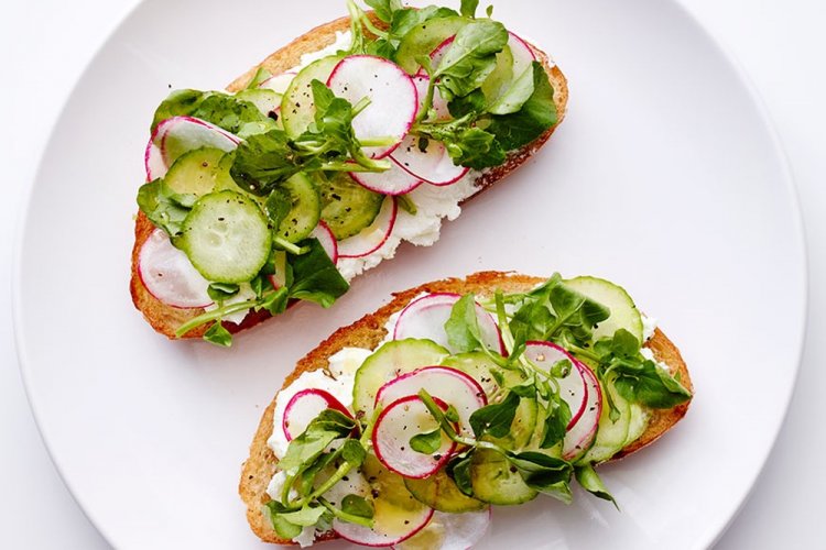 Lenten Bruschetta with Vegetables