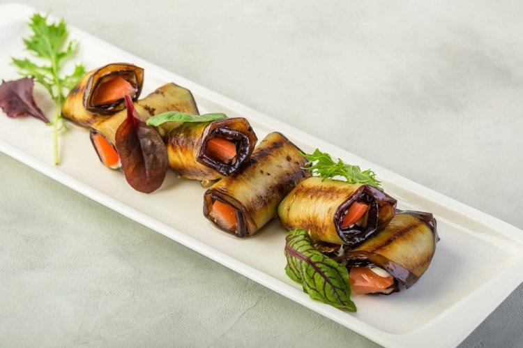 Lenten Eggplant Rolls