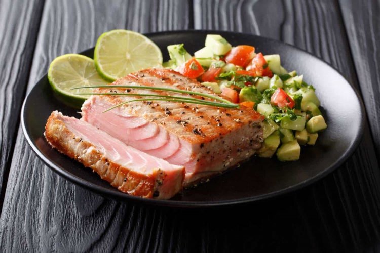 Grilled Tuna with Lime and Spices
