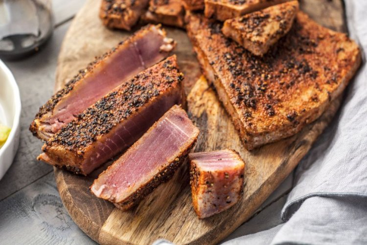 Grilled Tuna with Spicy Seasoning