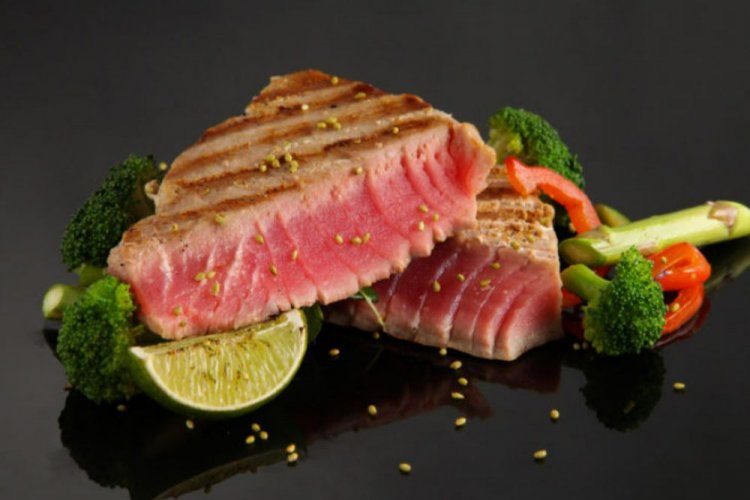 Grilled Tuna in Sweet and Sour Marinade