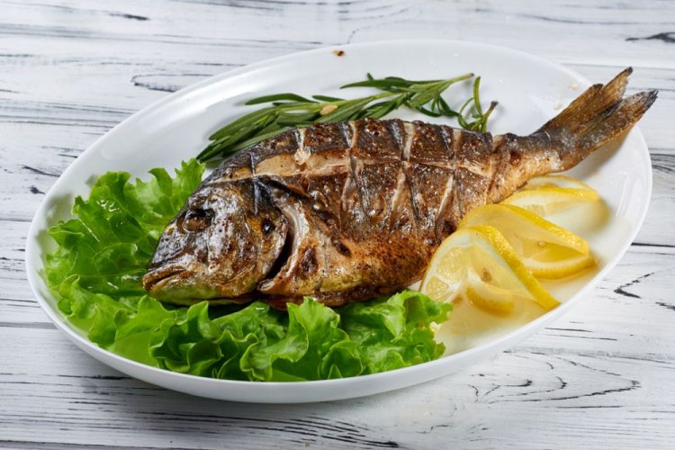 Dorada en marinado de cerveza a la parrilla