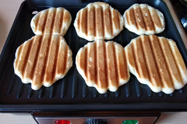 Gofres sin azúcar a la parrilla