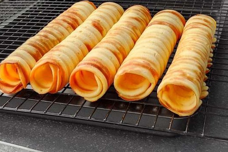 Barquillos a la parrilla