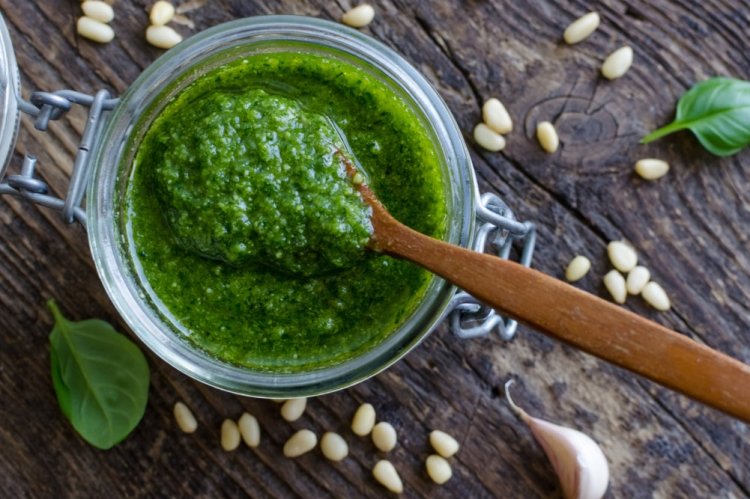 Pesto de espinacas
