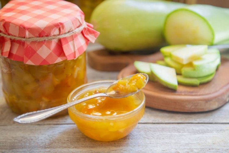 Mermelada de calabacín y ciruela amarilla