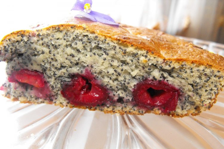 Poppy Seed Cherry Pie