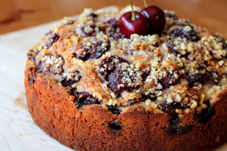 Cherry and Walnut Pie