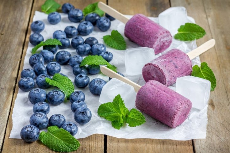 Blueberry Ice Cream