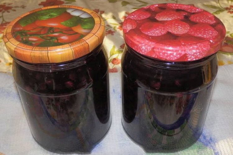 Blueberries in Their Own Juice for Winter