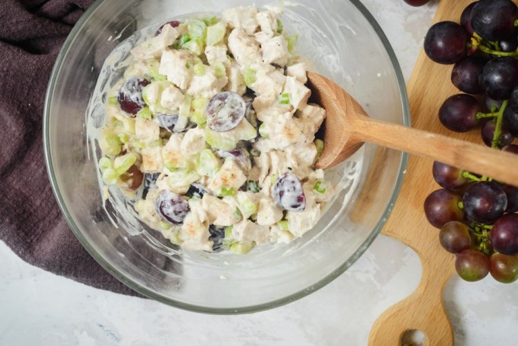 Smoked Chicken and Grape Salad