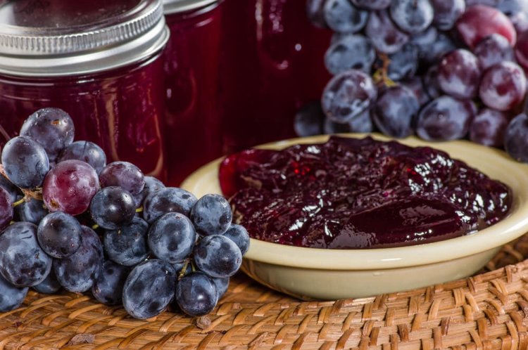 Grape Jelly with Agar-Agar