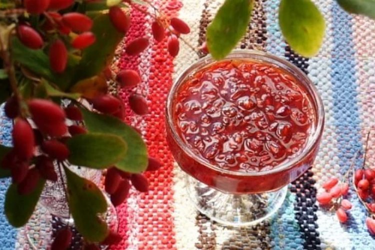 Barberry Jam with Agar-Agar for Winter