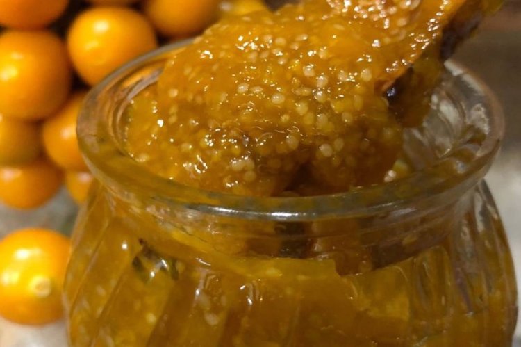 Physalis and Orange Jam for Winter