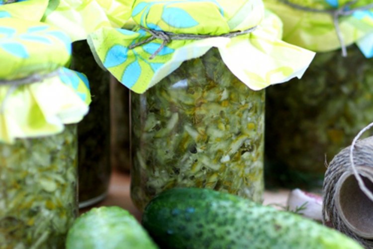 Grated Cucumbers for Rassolnik